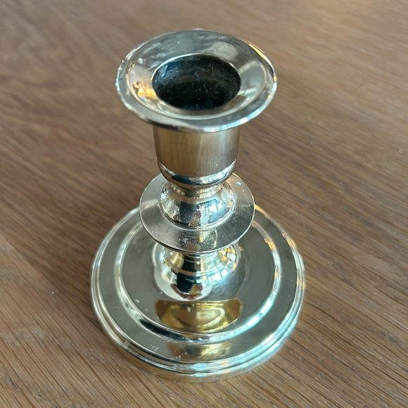 Vintage Solid Brass Taper Candle Holder - Picture 1 of 4
